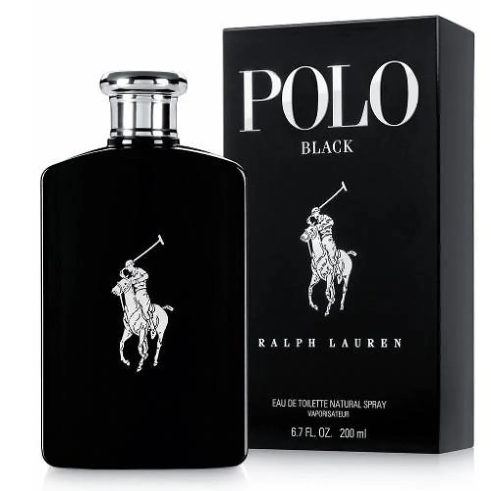 Polo Black Ralph Lauren Eau de Toilette 200ml - Perfume Masculino