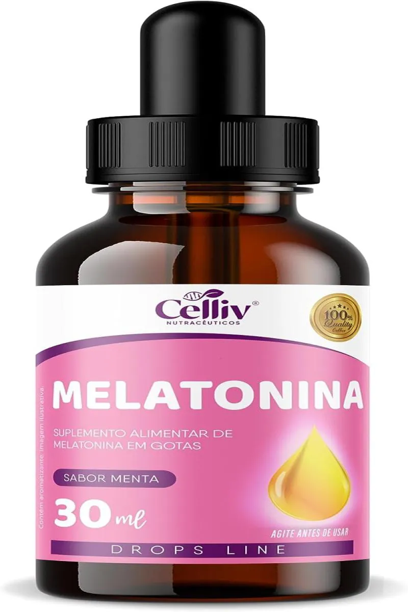 MELATONINA EM GOTAS (210 MCG POR GOTA) 30ML CELLIV
