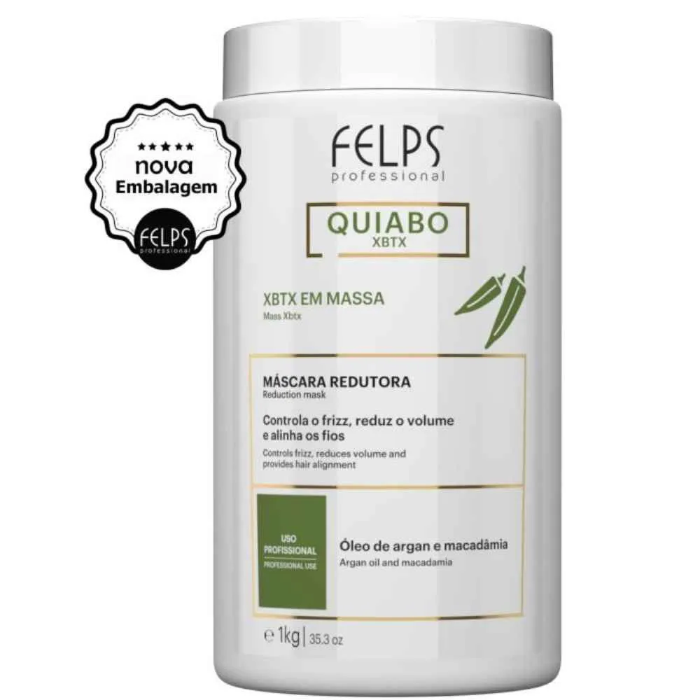 FELPS PROFESSIONAL QUIABO XBTX REDUTOR DE VOLUME EM MASSA 1000G