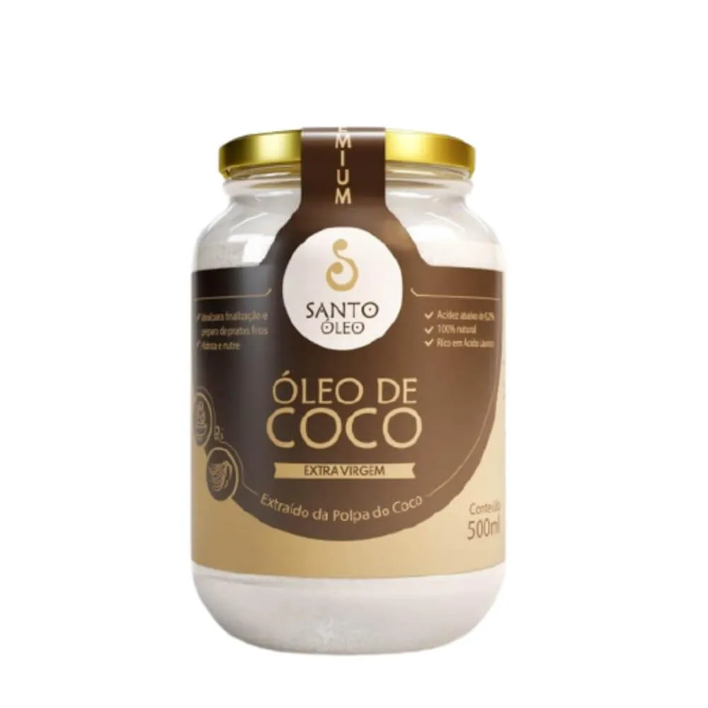 SANTO ÓLEO DE COCO POLPA 500ML