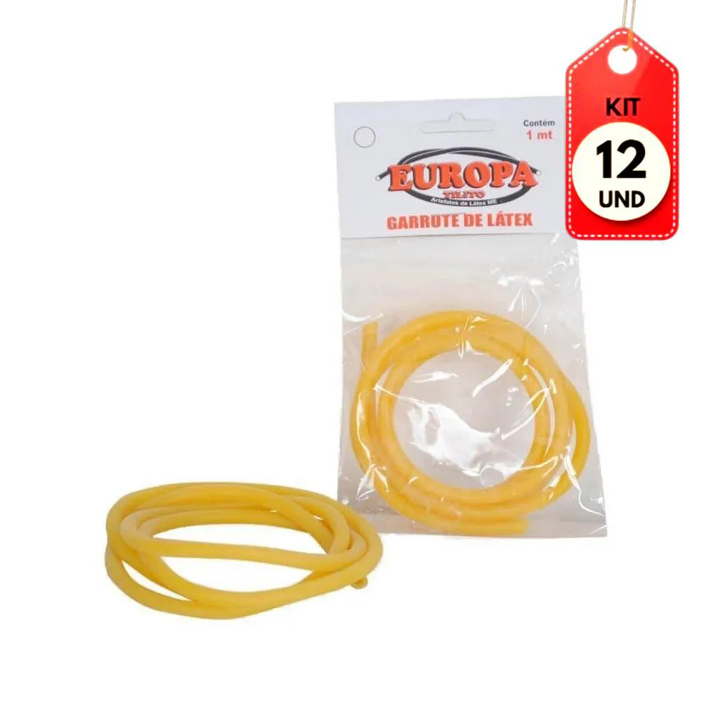 KIT C/12 EUROPA Nº201 TUBO DE LáTEX 15M