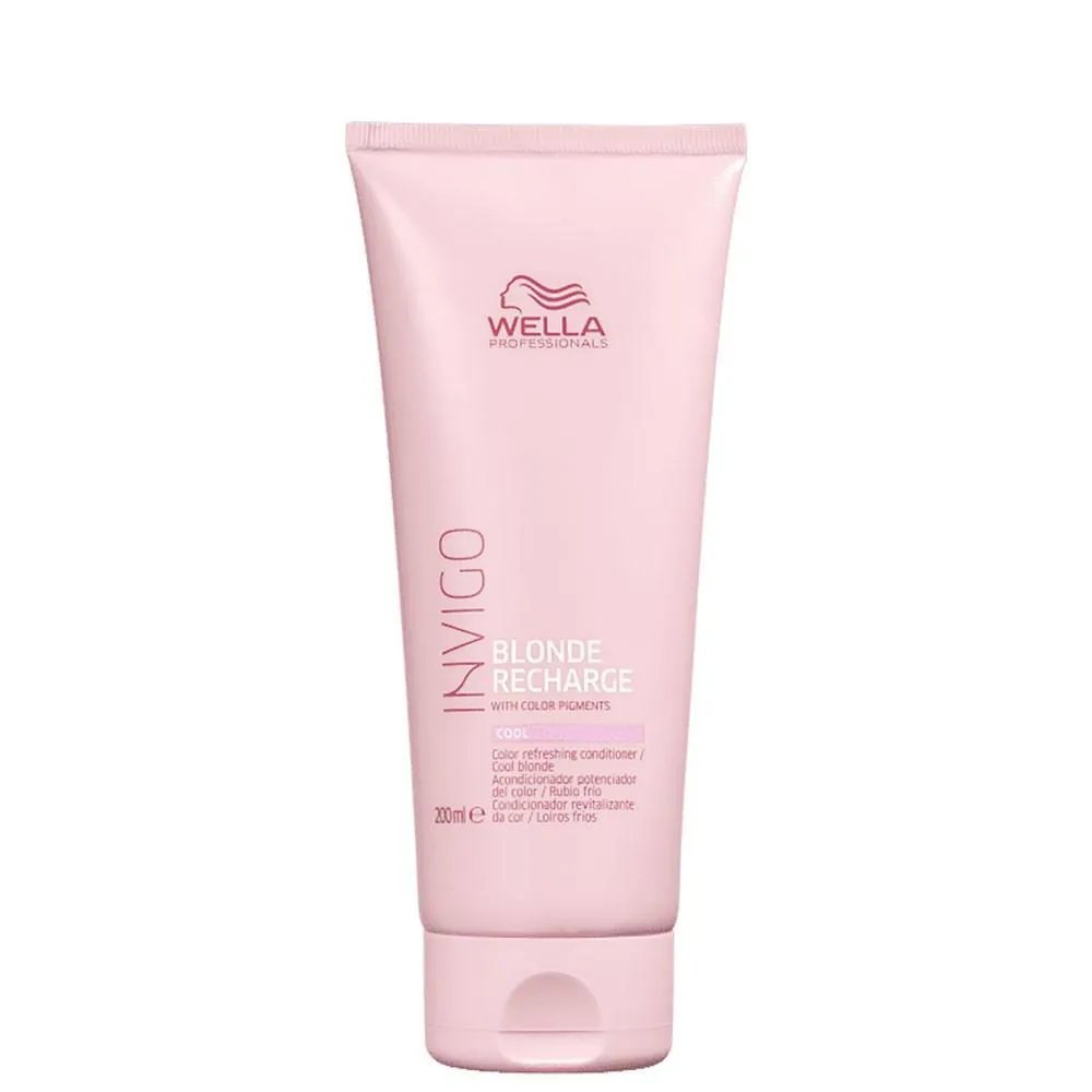WELLA PROFESSIONALS INVIGO BLONDE RECHARGE - CONDICIONADOR DESAMARELADOR 200ML