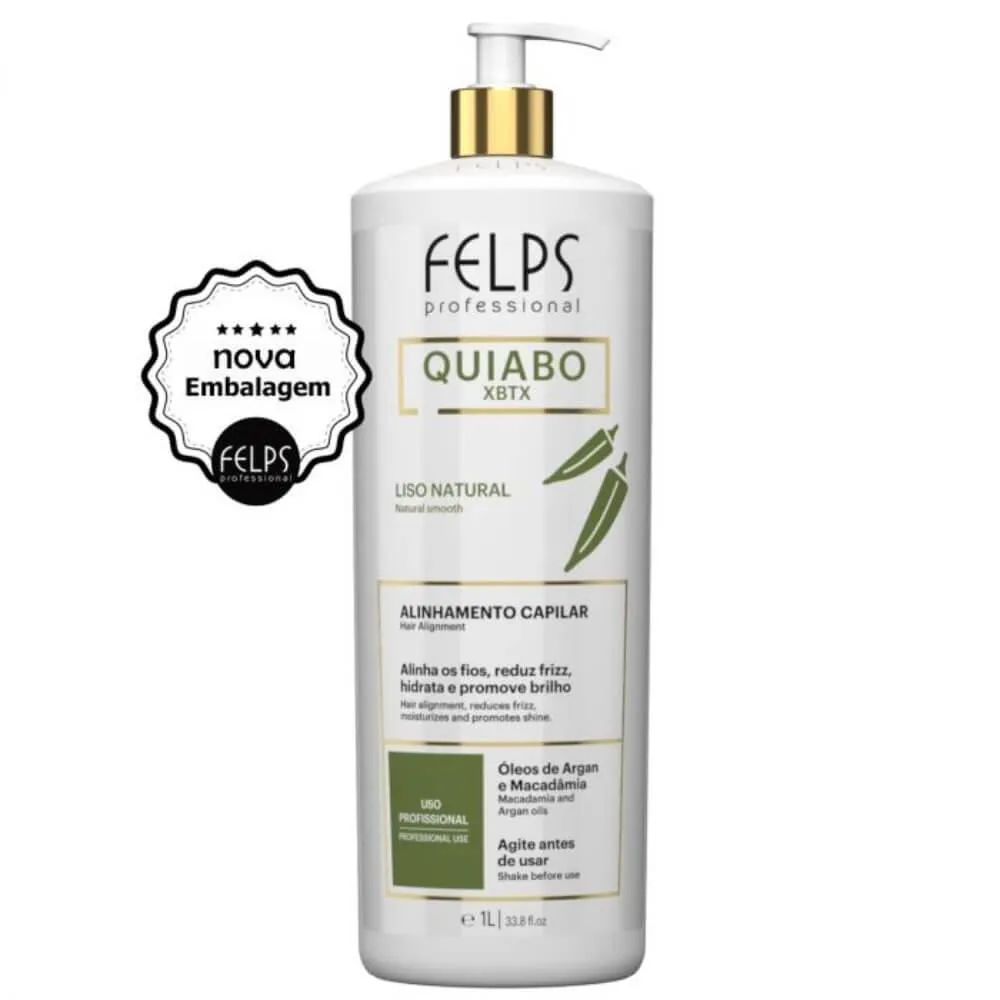 FELPS PROFESSIONAL XBTX OKRA QUIABO - SELAGEM TÉRMICA 1000ML