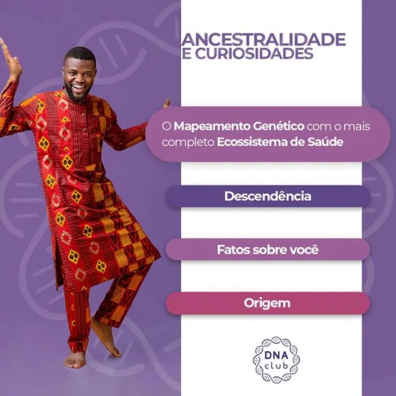 MAPEAMENTO GENéTICO - ANCESTRALIDADE E CURIOSIDADES