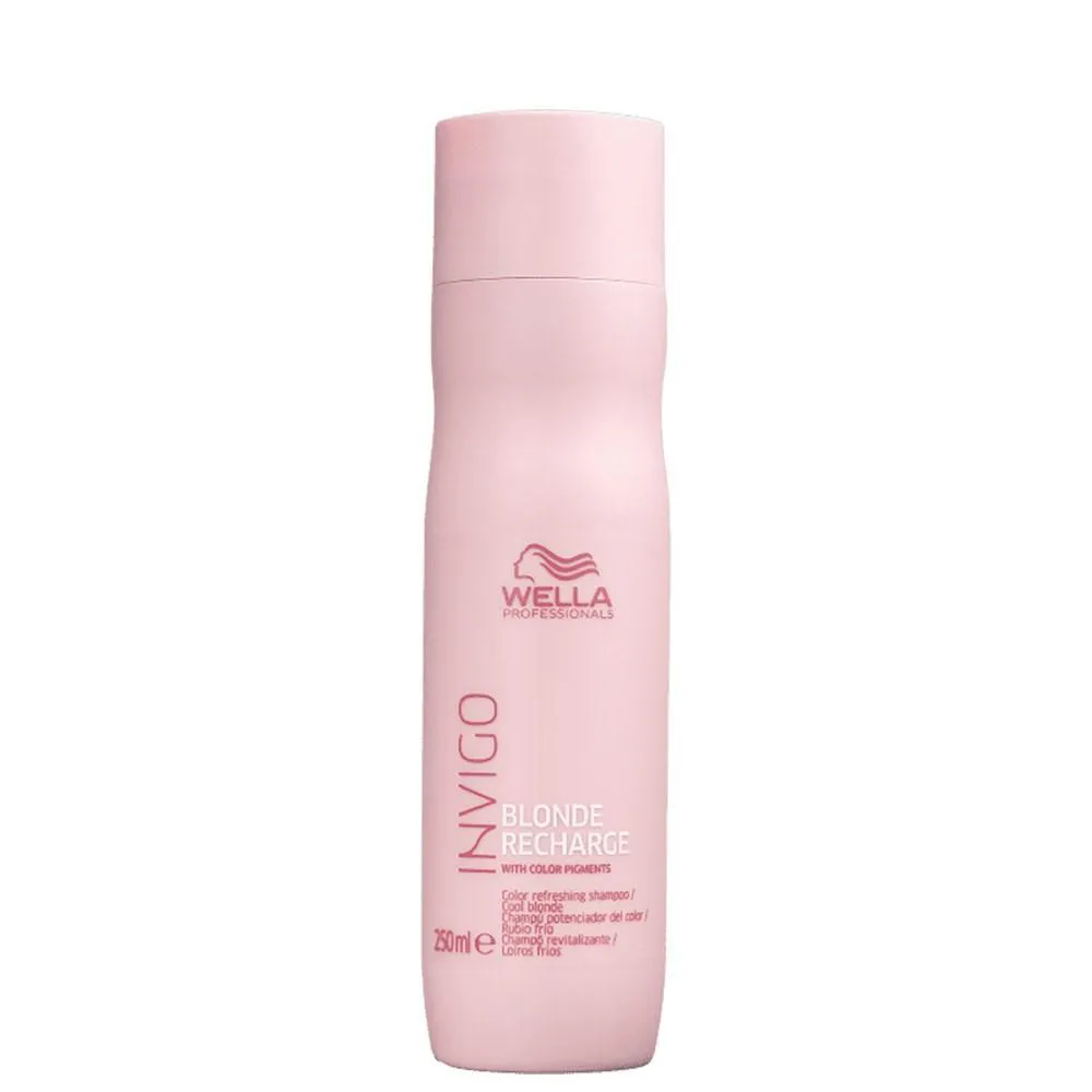 Shampoo Matizador Wella Professionals Invigo Blonde Recharge Hidratação 250ml