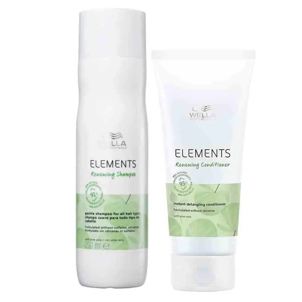 WELLA PROFESSIONALS ELEMENTS SHAMPOO 250ML + CONDICIONADOR 200ML