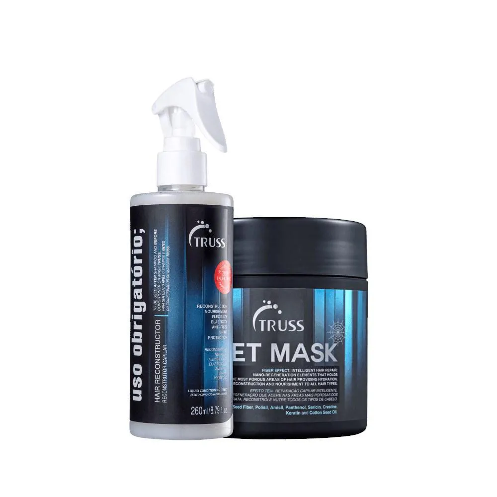 TRUSS NET MÁSCARA 550G + USO OBRIGATÓRIO 260ML
