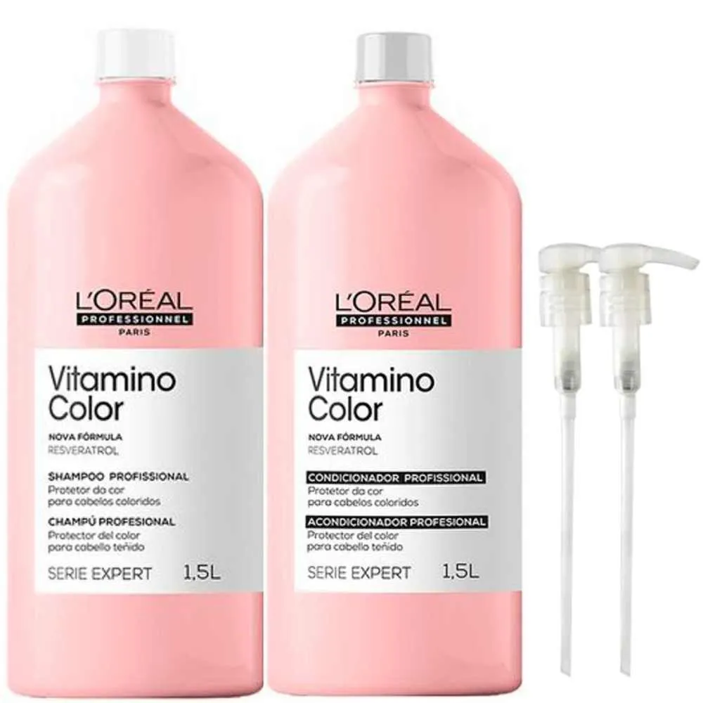 L’Oréal PROFESSIONNEL VITAMINO COLOR SHAMPOO + CONDICIONADOR 1