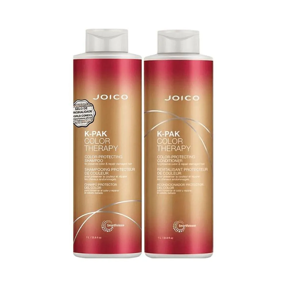 JOICO K-PAK COLOR THERAPY  SHAMPOO 1000ML + CONDICIONADOR 1000ML