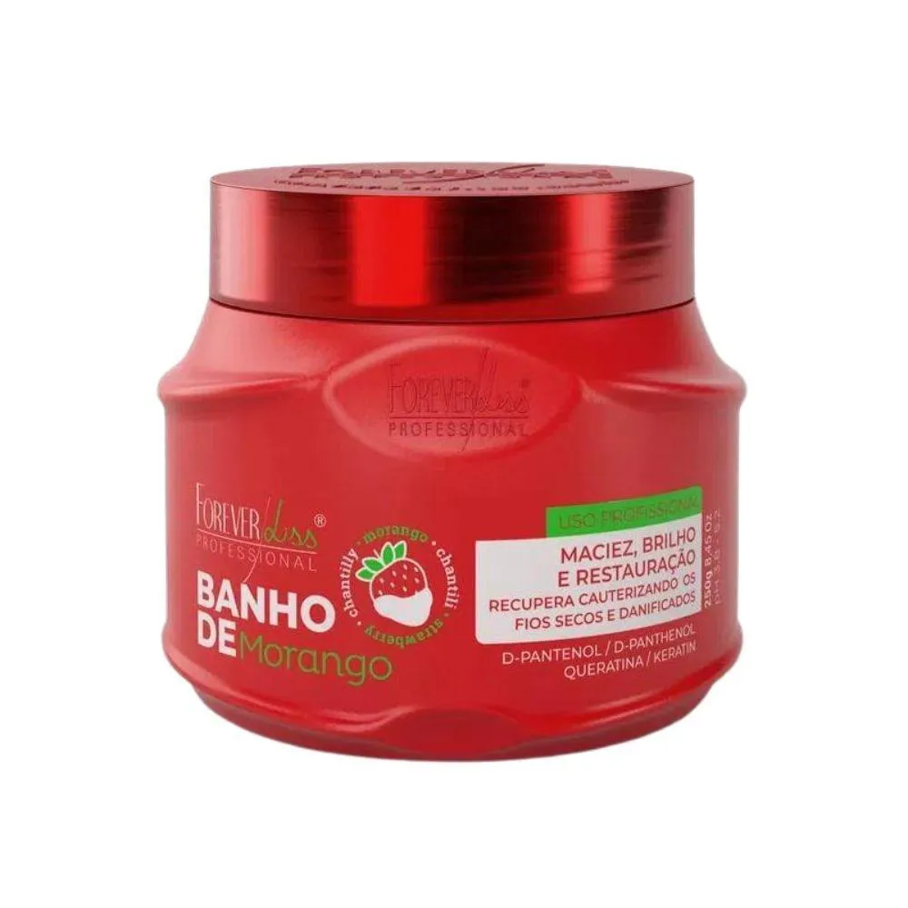 FOREVER LISS BANHO DE MORANGO MÁSCARA 250G