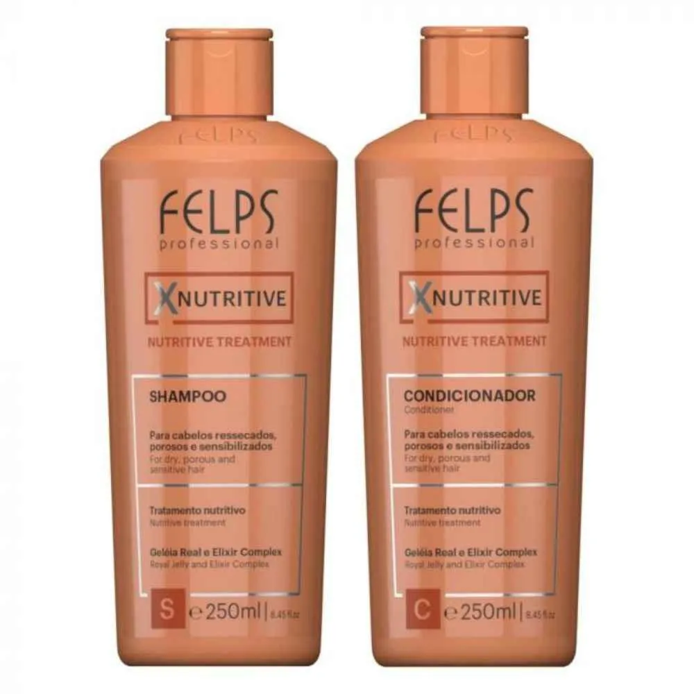 FELPS PROFESSIONAL XNUTRITIVE SHAMPOO + CONDICIONADOR 250ML