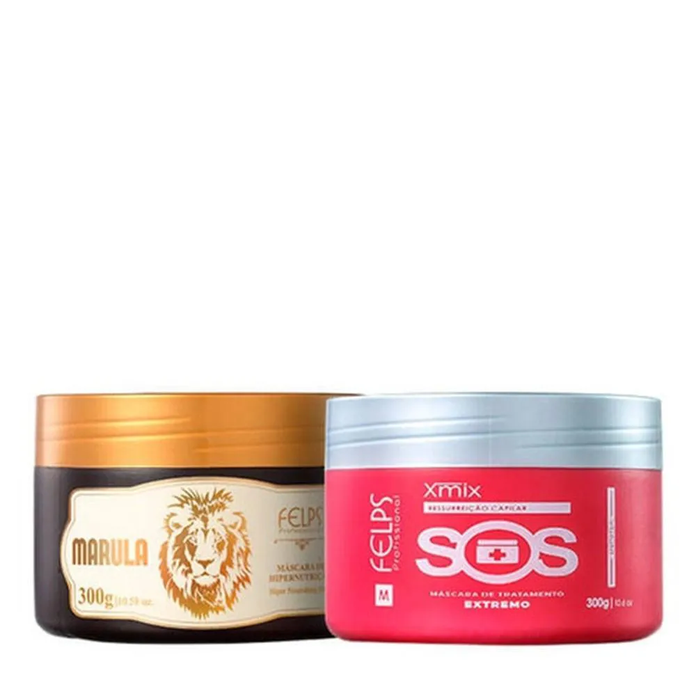FELPS PROFESSIONAL CRONOGRAMA NUTRIFORCE (S.O.S + MARULA 2X300G)
