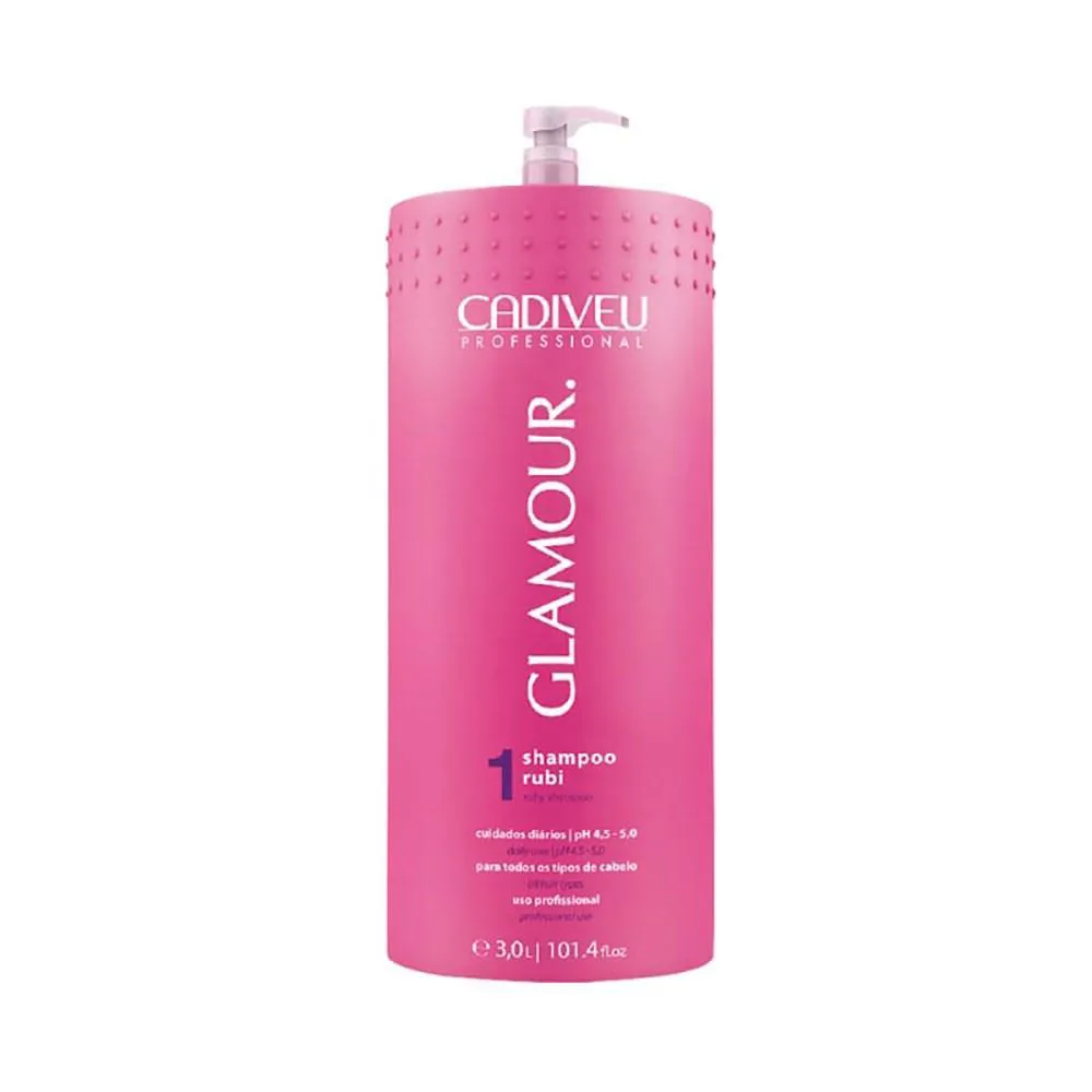 CADIVEU PROFESSIONAL GLAMOUR RUBI - SHAMPOO 3000ML