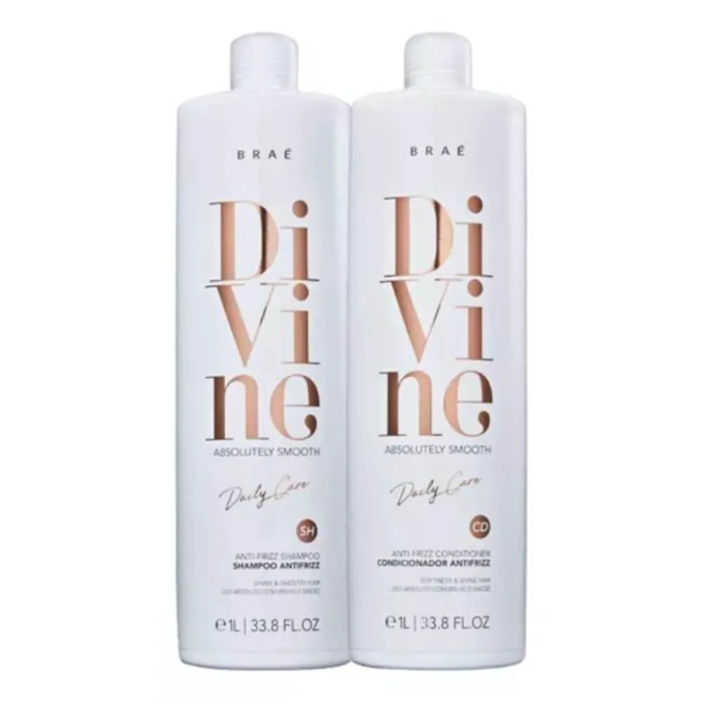Shampoo Braé Divine Anti-Frizz Controle de Volume 1000ml