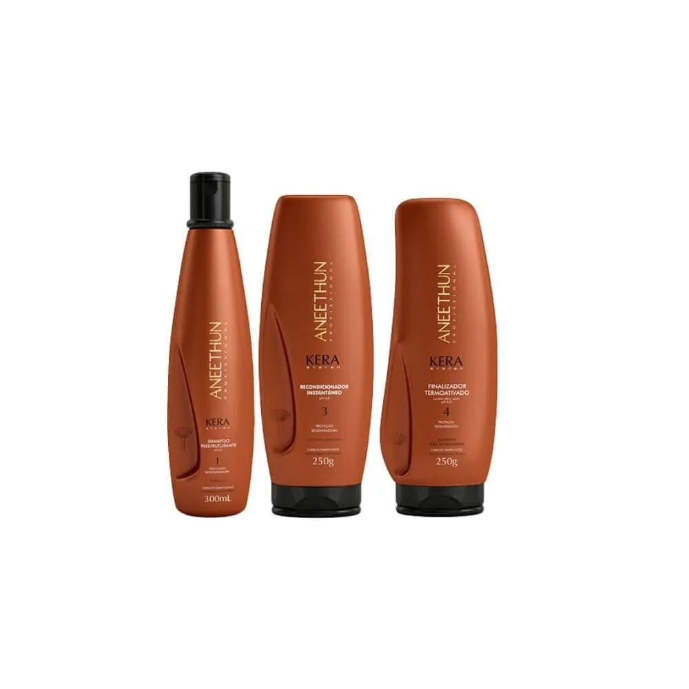ANEETHUN KERA KIT SHAMPOO + MÁSCARA + LEAVE IN PEQUENO