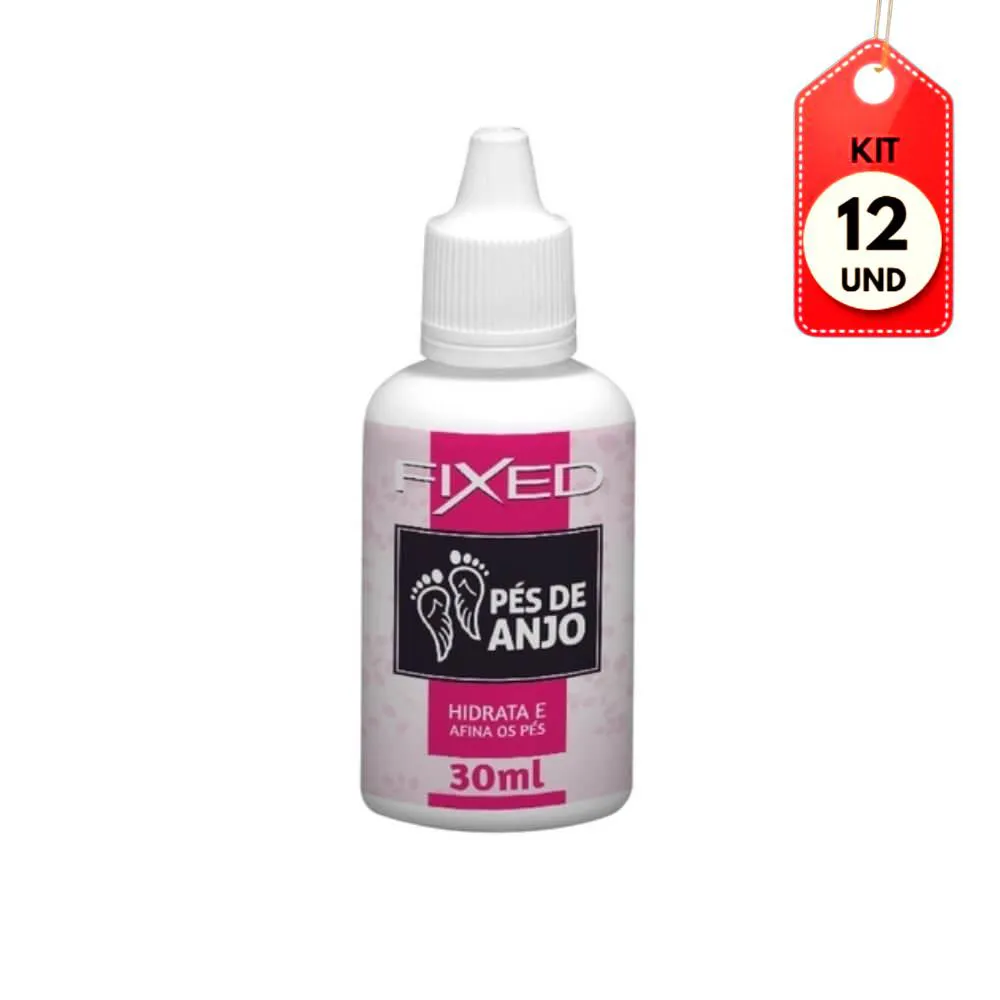 KIT C/12 FIXED PéS DE ANJO HIDRATANTE P/ PéS 30ML