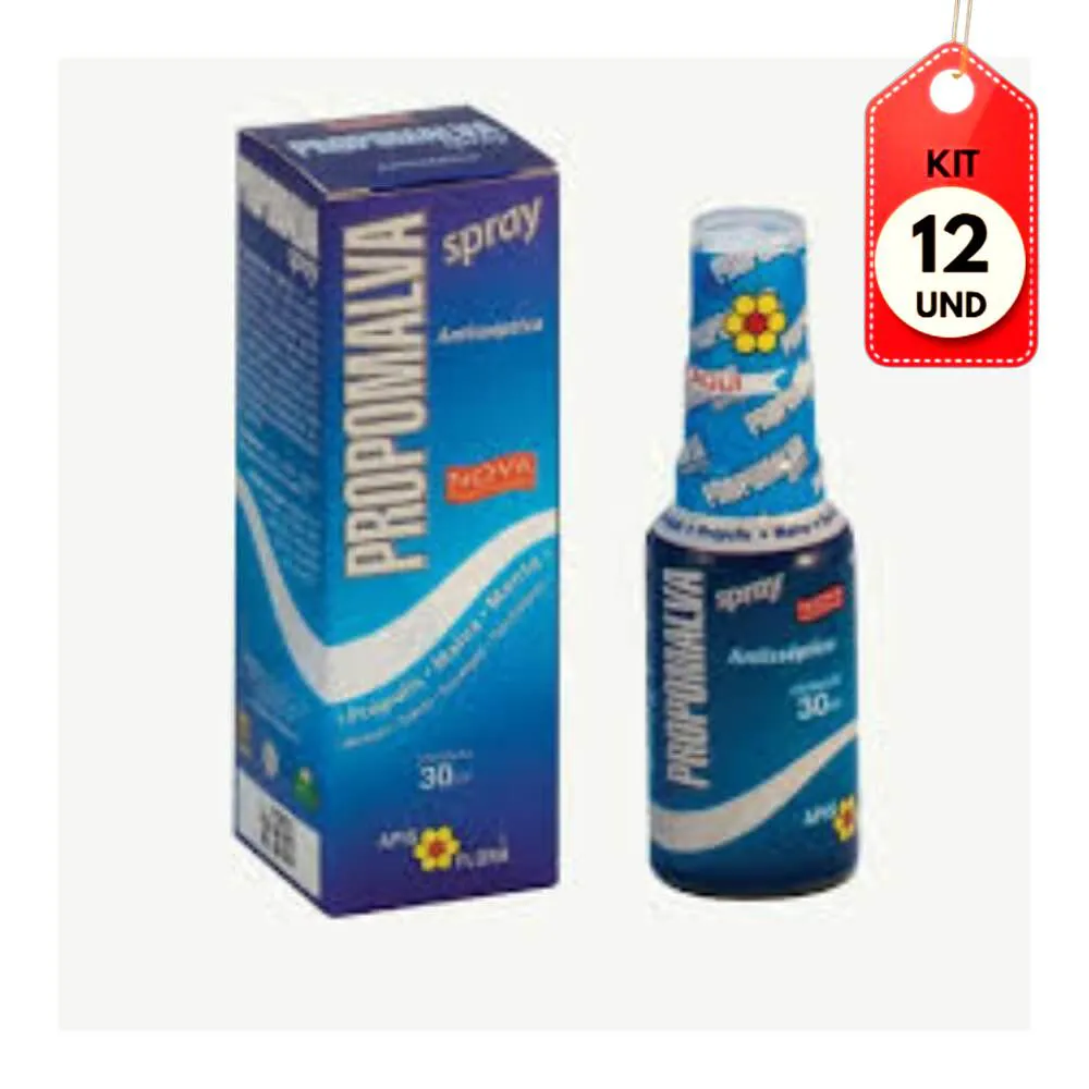KIT C/12 APIS FLORA PROPOMALVA SPRAY BUCAL 30ML