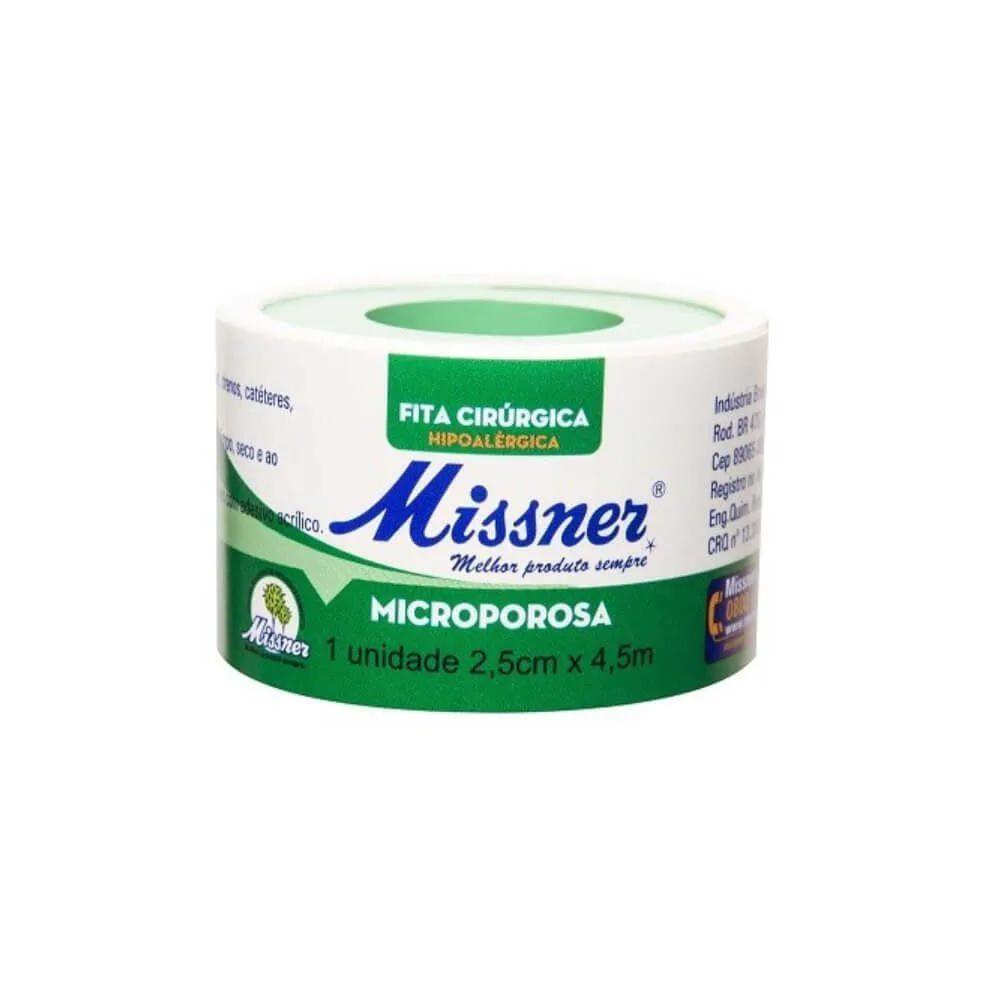 MISSNER ESPARADRAPO MICROPORE 2,5CMX4,5M