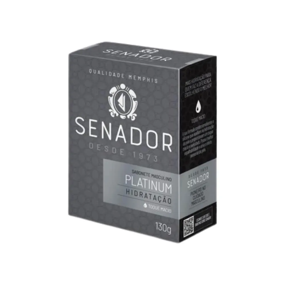 SENADOR PLATINUM SABONETE 130G