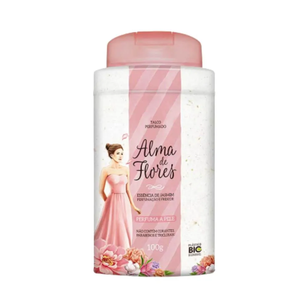 ALMA DE FLORES JASMIM TALCO 100G