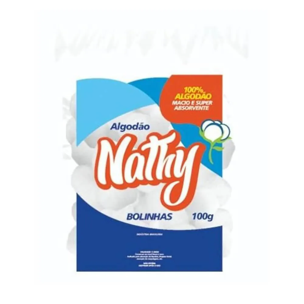 NATHY ALGODãO BOLINHAS 100G