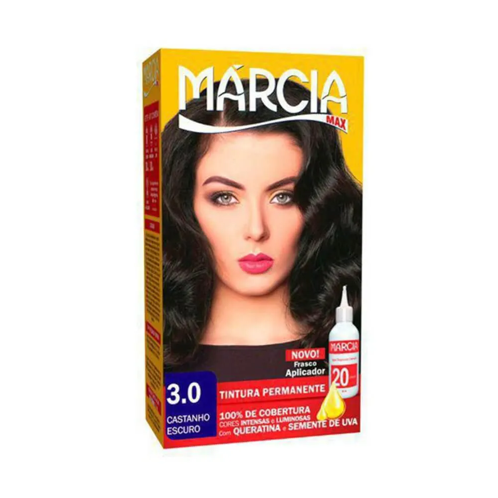 MáRCIA TINTA 3.0 CASTANHO ESCURO 30ML