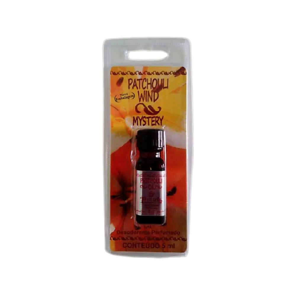 Óleo Corporal Perfumado Masculino Rugol Wind Mystery Patchouli 5ml 