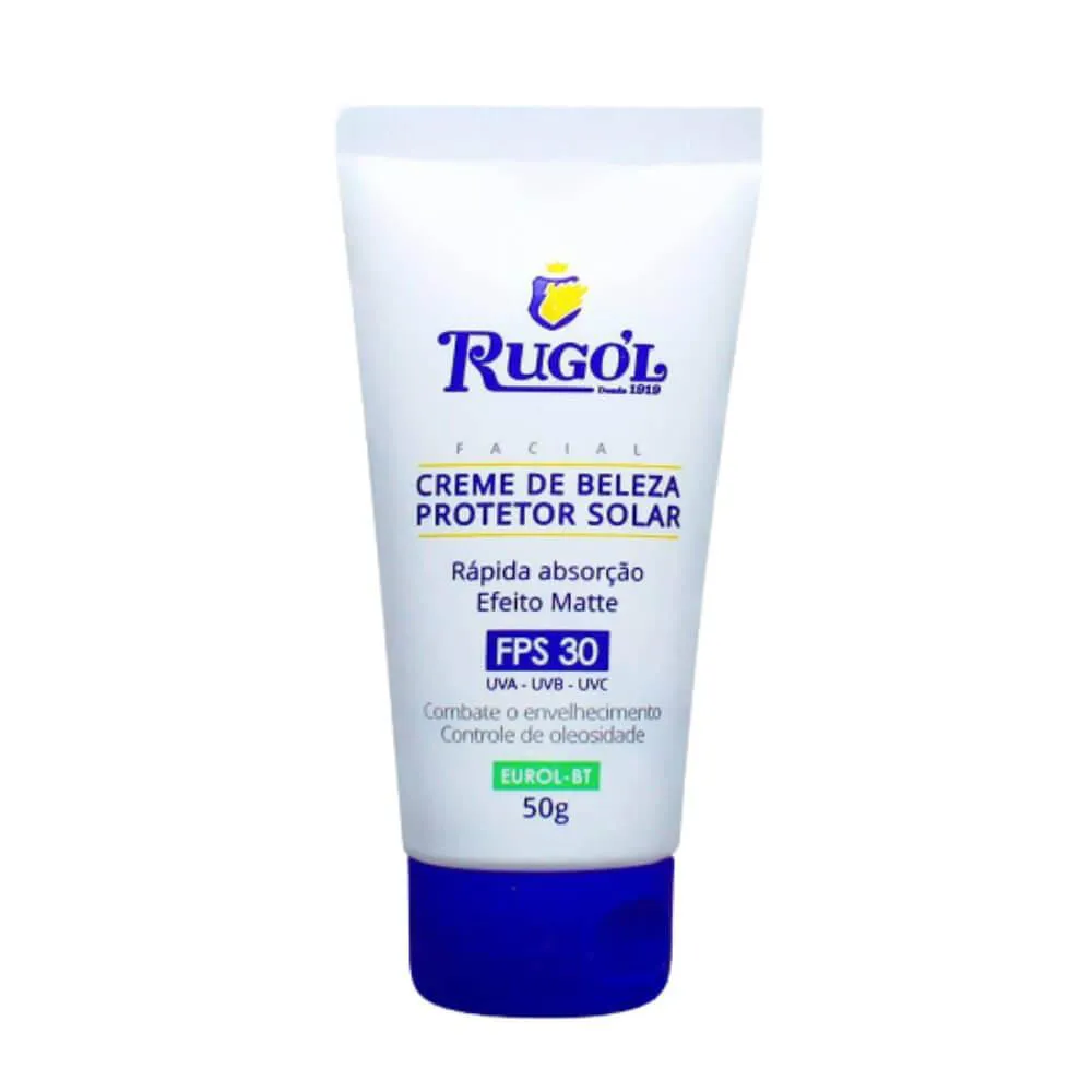 RUGOL CREME FACIAL C/ FPS30 PROTETOR SOLAR 50G