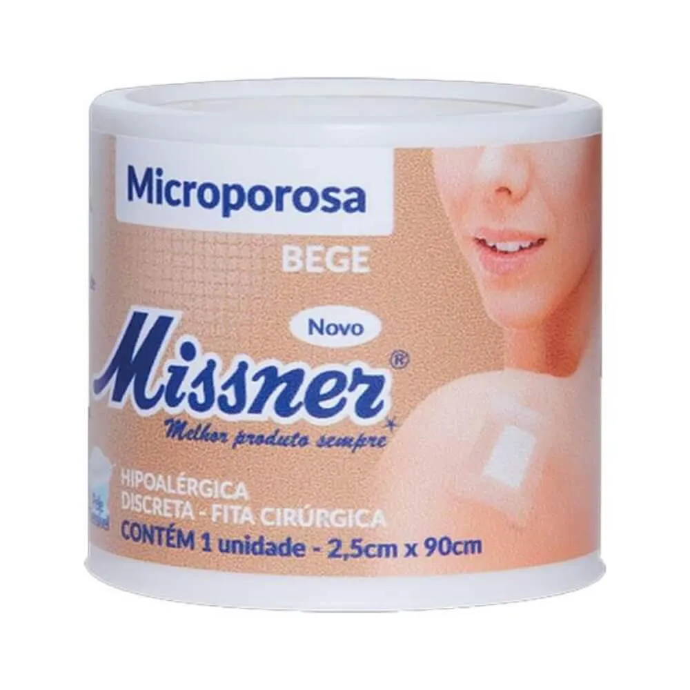 MISSNER FITA MICROPOROSA BEGE 2,5CMX90CM