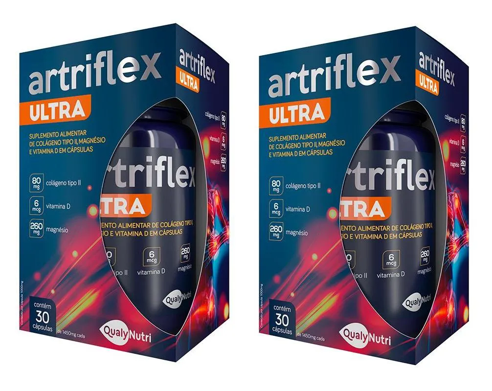 KIT 2UNI ARTRIFLEX ULTRA (2X 30 CáPS) - QUALYNUTRI