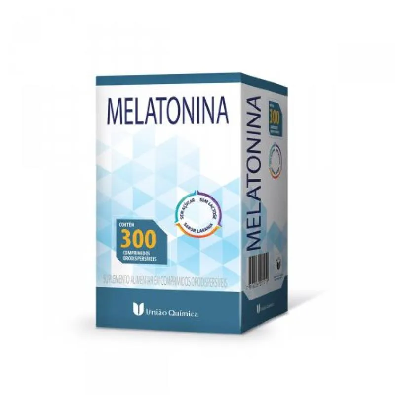 MELATONINA 0,21MG 300 COMPR. ORODISPERSíVEIS - UNIãO QUíMICA