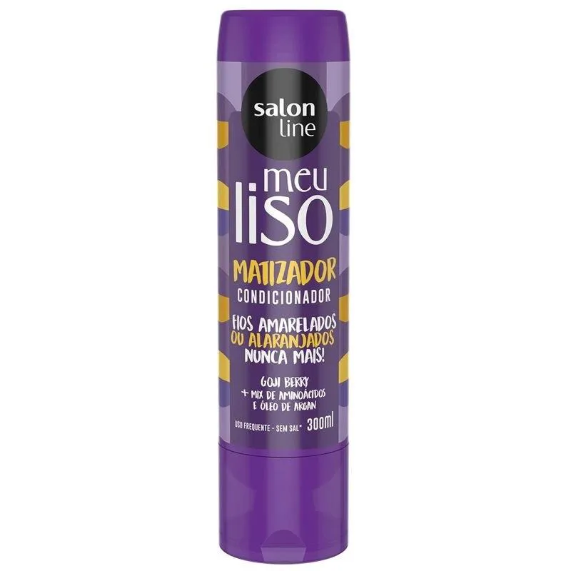 SALON LINE CONDICIONADOR MEU LISO MATIZADOR LOIRO 300ML