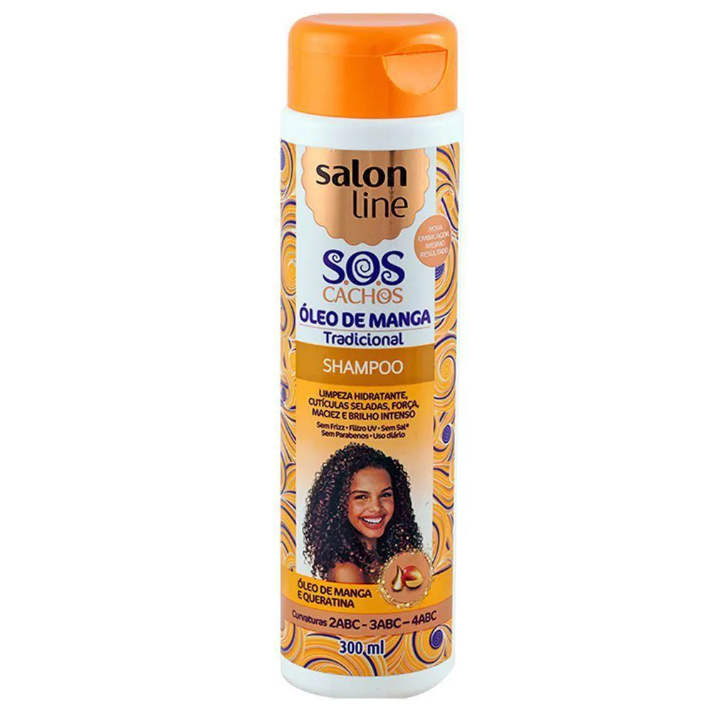 SALON LINE SHAMPOO ÓLEO DE MANGA 300ML