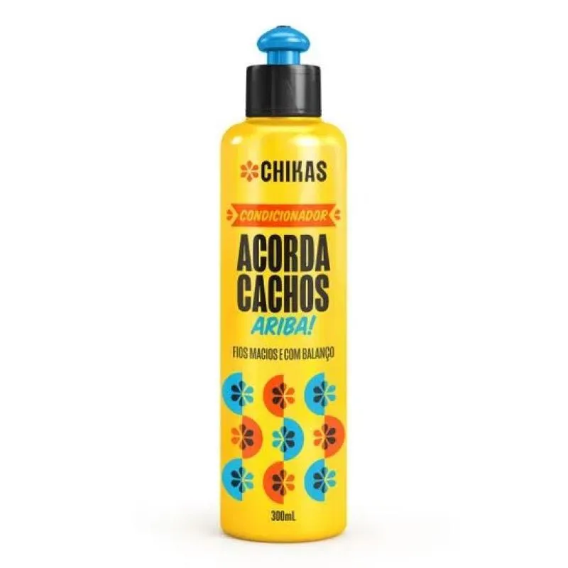 Condicionador Vegano Acorda Cachos Chikas Nutrição 300ml