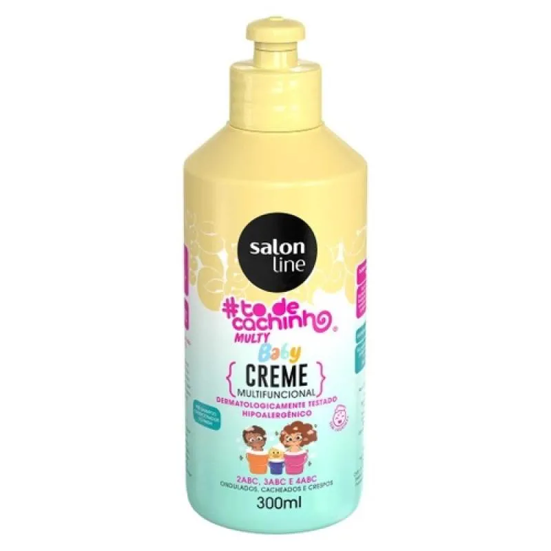 CREME PARA PENTEAR SALON LINE #TODECACHIN BABY 300ML