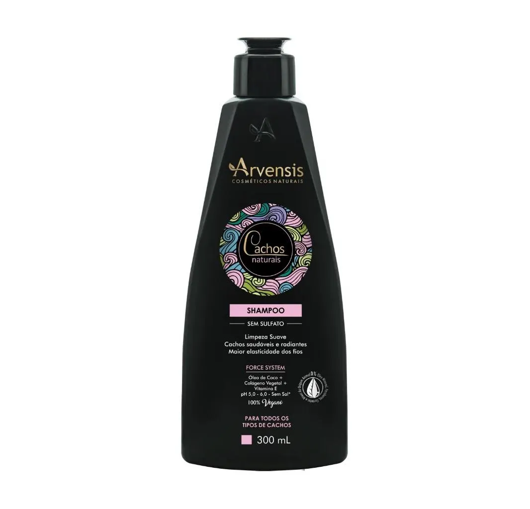 SHAMPOO CACHOS NATURAIS 300ML ARVENSIS
