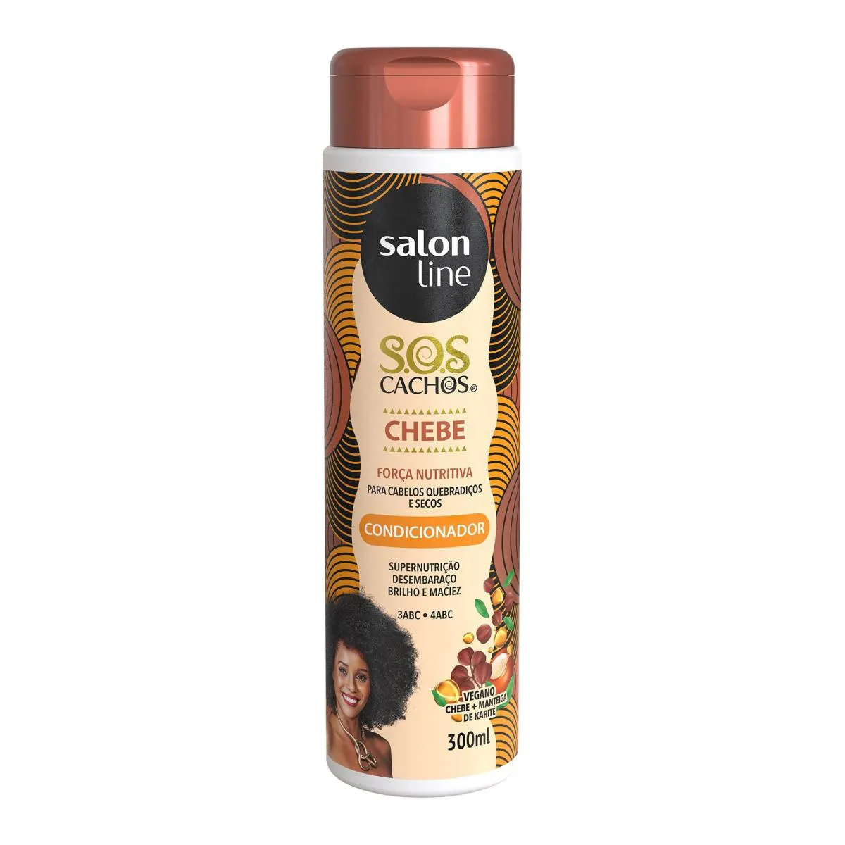 Condicionador Vegano Chebe SOS Cachos Nutrição 300ml