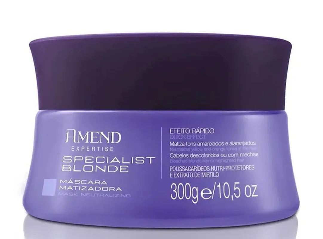 MáSCARA MATIZADORA SPECIALIST BLONDE EXPERTISE 300G AMEND