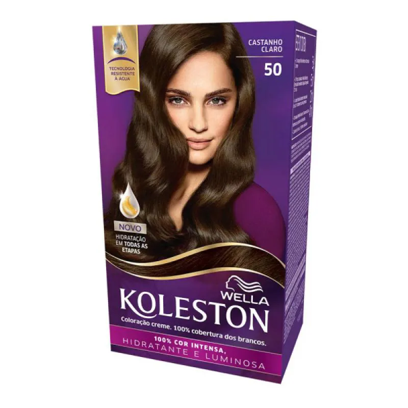 TINTA DE CABELO KOLESTON COR:50 CASTANHO CLARO