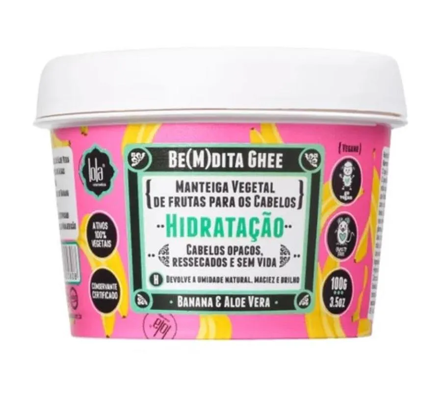 MáSCARA CAPILAR LOLA COSMETICS BE(M)DITA BANANA 100G