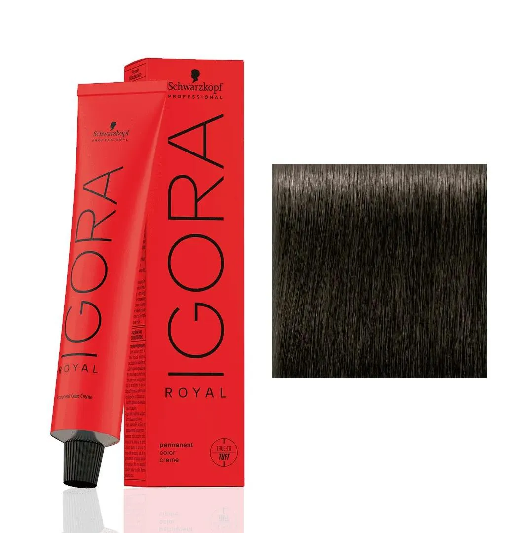 COLORAçãO SCHWARZKOPF IGORA ROYAL 60ML COR:5-0 CASTANHO CLARO