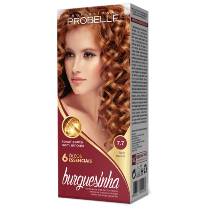 TONALIZANTE BURGUESINHA PROBELLE 50ML COR:7.7