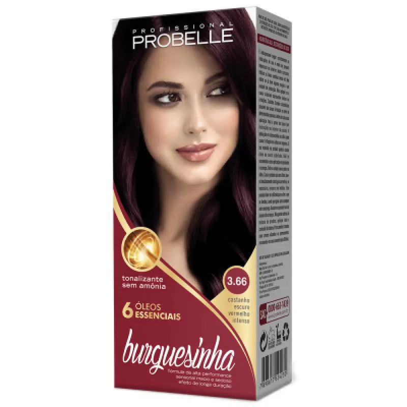 TONALIZANTE BURGUESINHA PROBELLE 50ML COR:3.66