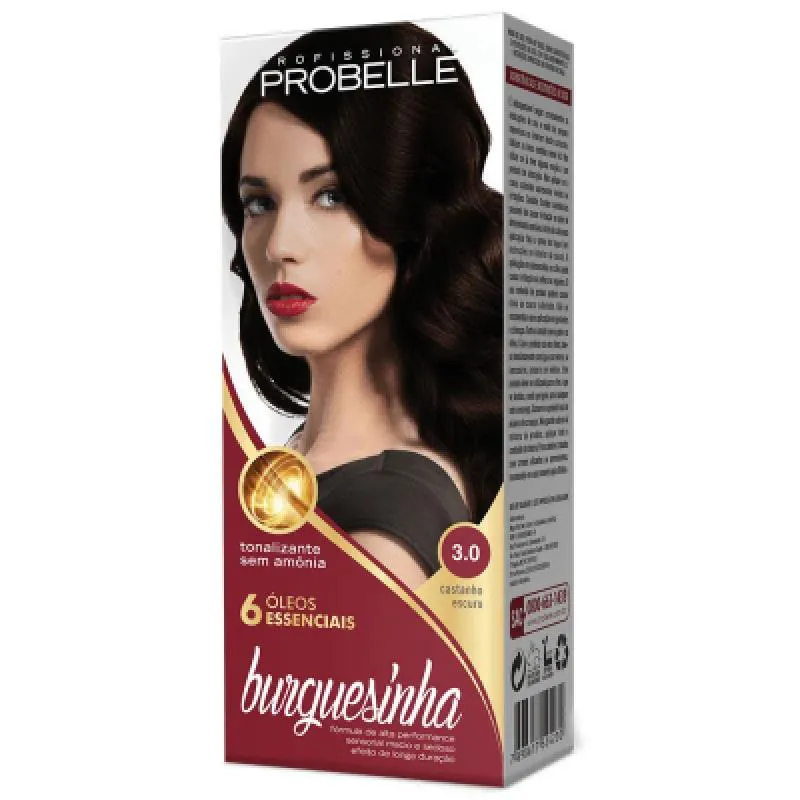 TONALIZANTE BURGUESINHA PROBELLE 50ML COR:3.0