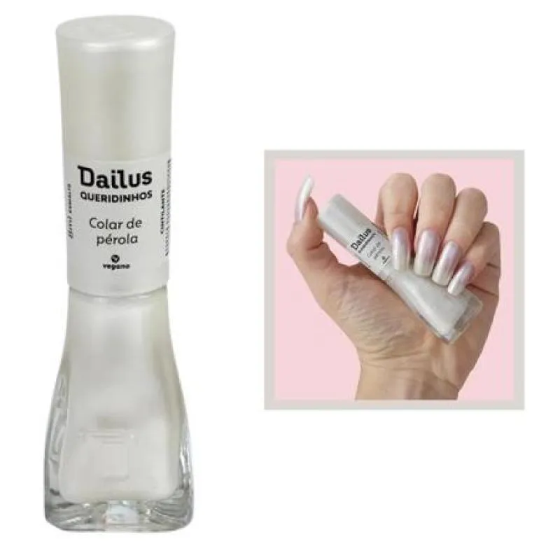 ESMALTE DAILUS CINTILANTE QUERIDINHOS COLAR DE PéROLA