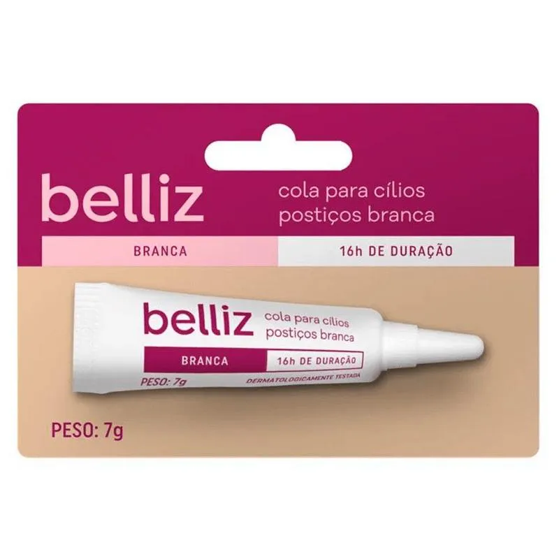 COLA PARA CíLIOS POSTIçOS BELLIZ 7G BRANCA