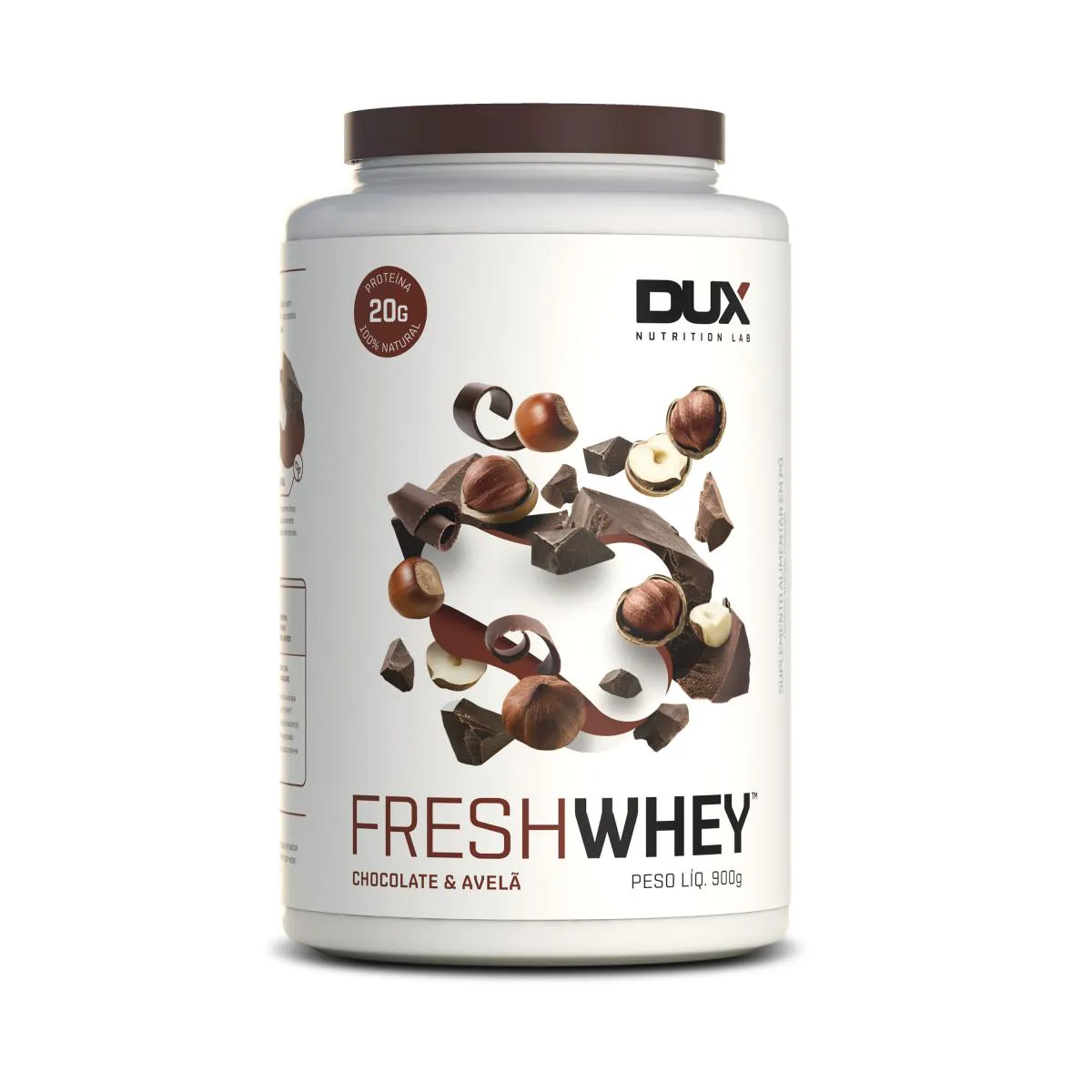 Whey Protein Dux Nutrition FreshWhey Chocolate com Avelã 900g