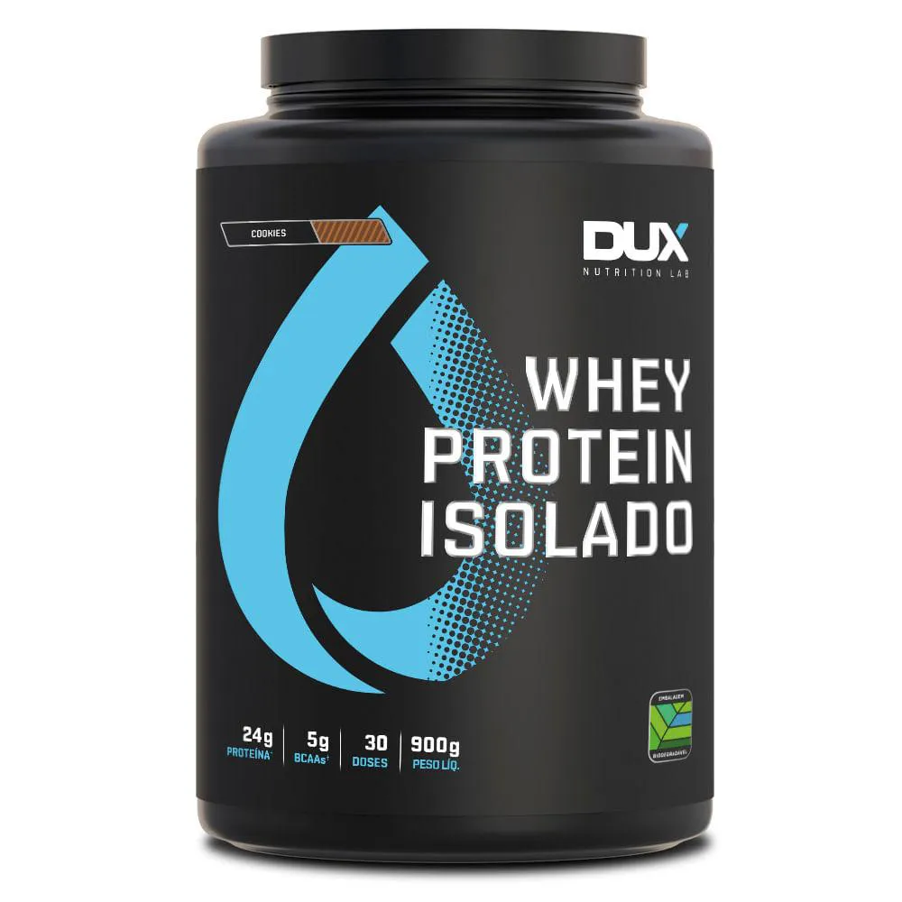 Whey Protein Isolado Dux Nutrition Cookies 900g
