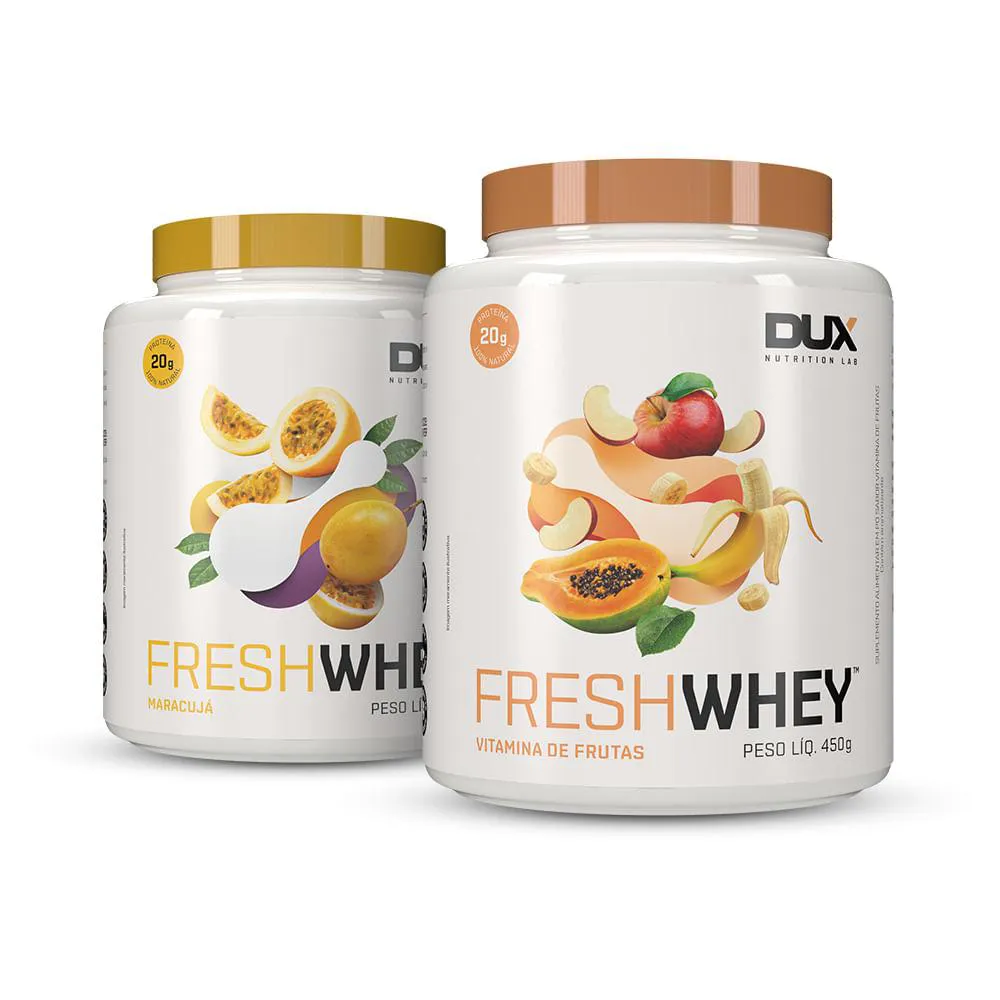 FRESH DUO - POTE 450G VITAMINA DE FRUTAS + MARACUJá