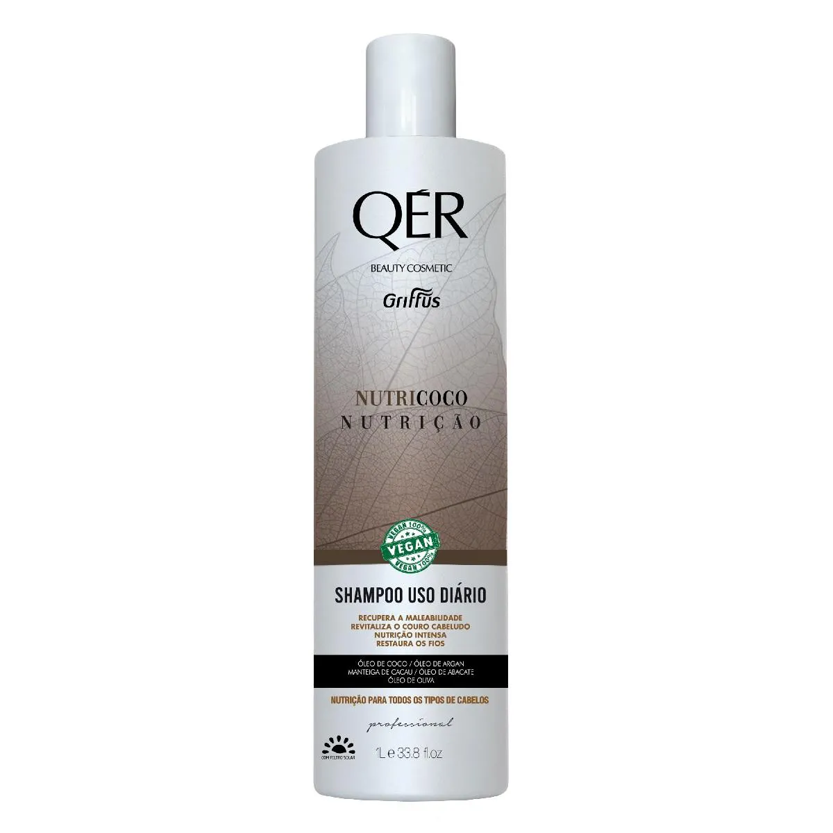 SHAMPOO NUTRIçãO VEGANO NUTRICOCO QÉR GRIFFUS 1L